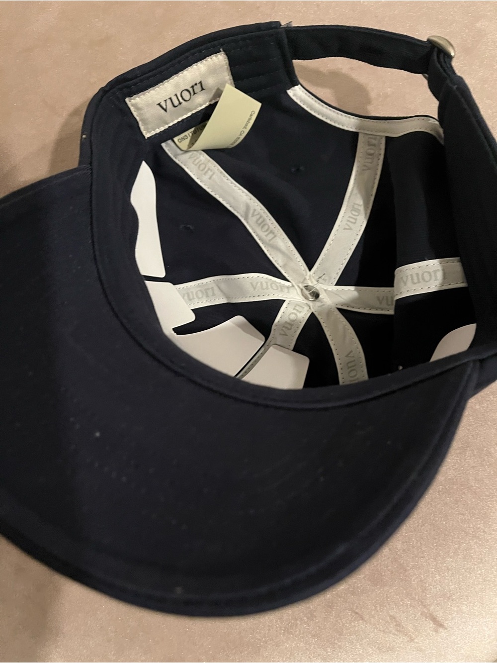 Vuori V1 Navy Baseball Cap Classic Curved Brim NWT (unisexThe Dad Hat) - Picture 8 of 13